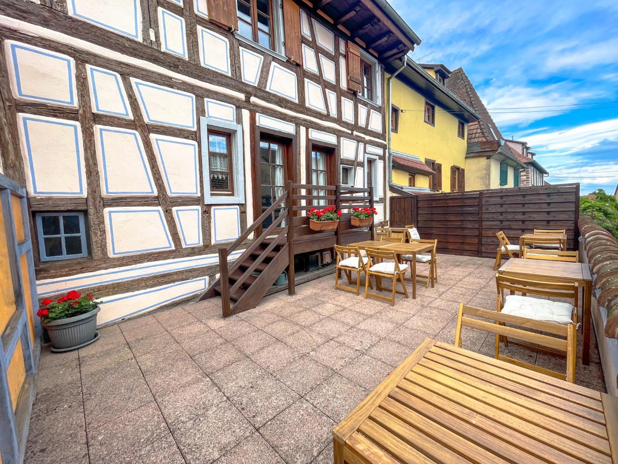 La Maison Bleue - Historic House In The Heart Of Riquewihr Exteriér fotografie